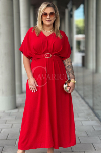 AMANDA Kleid in Rot – Große Größen | Cavaricci.de