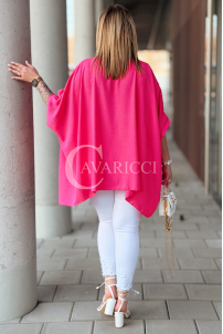 BINA Bluse in Fuchsia – Große Größen | Cavaricci.de