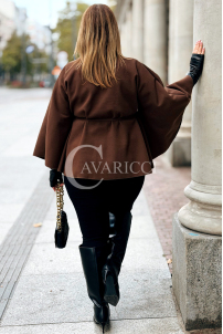 FENJA Poncho-Mantel Plus Size – Elegant & Kuschelig