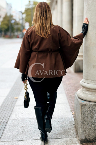 FENJA Poncho-Mantel Plus Size – Elegant & Kuschelig