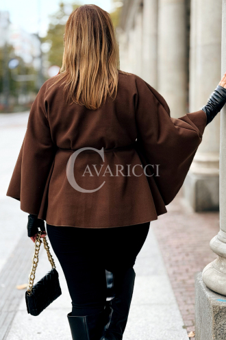 FENJA Poncho-Mantel Plus Size – Elegant & Kuschelig