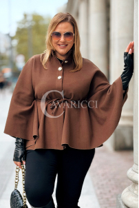 FENJA Poncho-Mantel Plus Size – Elegant & Kuschelig