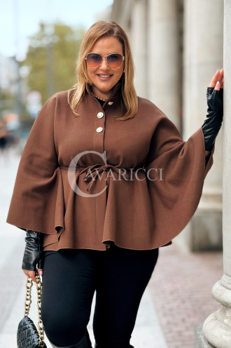 FENJA Poncho-Mantel Plus Size – Elegant & Kuschelig
