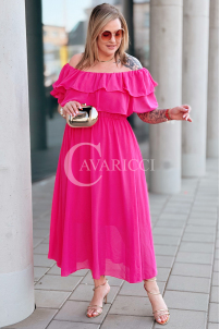Kleid in Fuchsia – Große Größen | Cavaricci.de