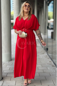 AMANDA Kleid in Rot – Große Größen | Cavaricci.de