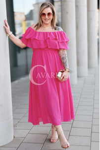 Kleid in Fuchsia – Große Größen | Cavaricci.de