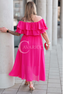 Kleid in Fuchsia – Große Größen | Cavaricci.de