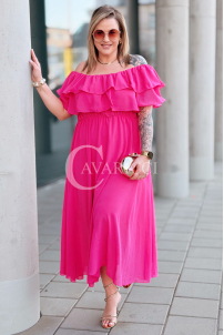 Kleid in Fuchsia – Große Größen | Cavaricci.de