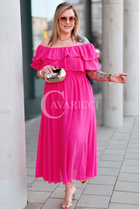 Kleid in Fuchsia – Große Größen | Cavaricci.de