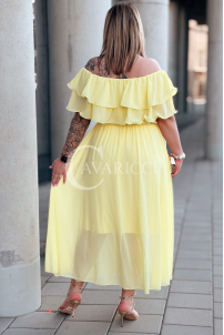Kleid in Gelb – Große Größen | Cavaricci.de