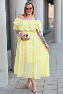 Kleid in Gelb – Große Größen | Cavaricci.de