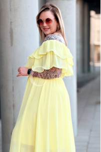 Kleid in Gelb – Große Größen | Cavaricci.de