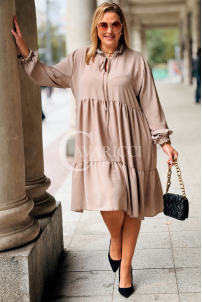 BERENIKE Plus-Size-Kleid mit Bindeband – Feminin & Leicht