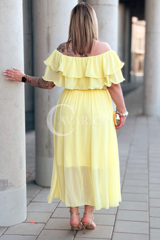 Kleid in Gelb – Große Größen | Cavaricci.de