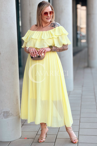 Kleid in Gelb – Große Größen | Cavaricci.de