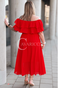 Kleid in Rot – Große Größen | Cavaricci.de