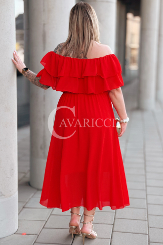 Kleid in Rot – Große Größen | Cavaricci.de
