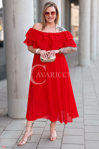 Kleid in Rot – Große Größen | Cavaricci.de