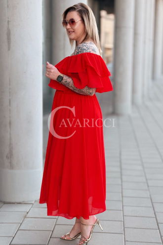 Kleid in Rot – Große Größen | Cavaricci.de