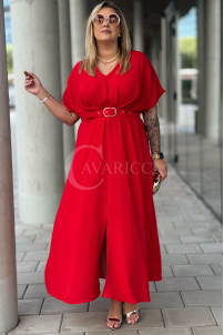 AMANDA Kleid in Rot – Große Größen | Cavaricci.de