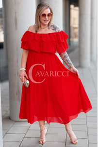 Kleid in Rot – Große Größen | Cavaricci.de
