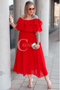 Kleid in Rot – Große Größen | Cavaricci.de