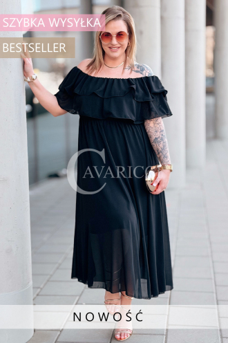 Kleid in Schwarz – Große Größen | Cavaricci.de