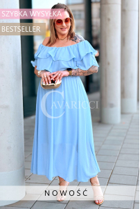 Kleid in Hellblau – Große Größen | Cavaricci.de