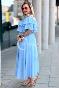 Kleid in Hellblau – Große Größen | Cavaricci.de