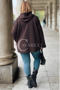 ANASTASSIA Damen-Steppjacke mit Kapuze – Übergröße