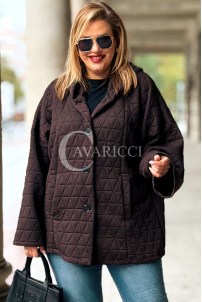ANASTASSIA Damen-Steppjacke mit Kapuze – Übergröße