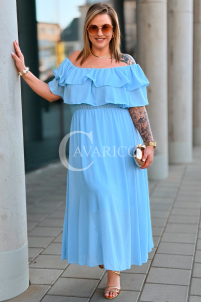 Kleid in Hellblau – Große Größen | Cavaricci.de