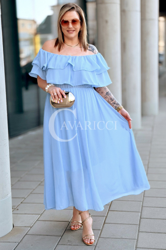Kleid in Hellblau – Große Größen | Cavaricci.de