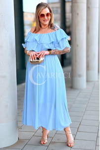 Kleid in Hellblau – Große Größen | Cavaricci.de