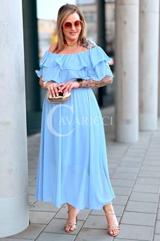 Kleid in Hellblau – Große Größen | Cavaricci.de