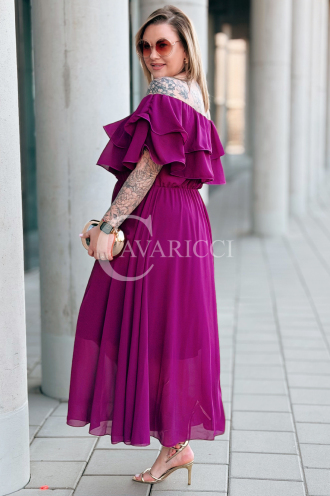 Kleid in Purpur – Große Größen | Cavaricci.de