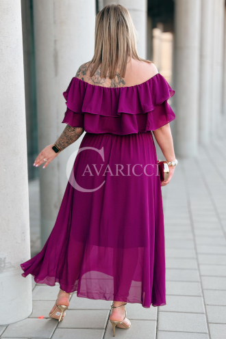 Kleid in Purpur – Große Größen | Cavaricci.de