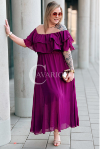 Kleid in Purpur – Große Größen | Cavaricci.de