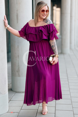 Kleid in Purpur – Große Größen | Cavaricci.de