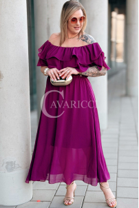 Kleid in Purpur – Große Größen | Cavaricci.de