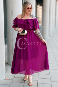 Kleid in Purpur – Große Größen | Cavaricci.de