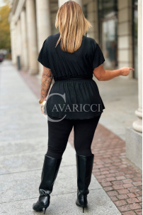 DOMINIQUE Glänzende Damen-Bluse in Übergröße | Elegant