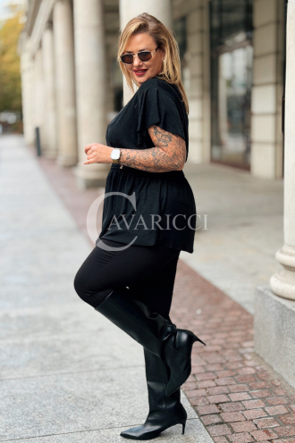 DOMINIQUE Glänzende Damen-Bluse in Übergröße | Elegant