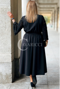 LILIANA Langes Spitzenkleid in Übergröße – Elegant & Feminin