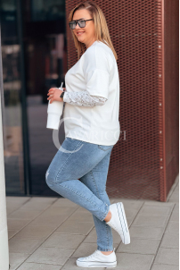 BENEDETTA Pullover in Creme – Große Größen | Cavaricci.de