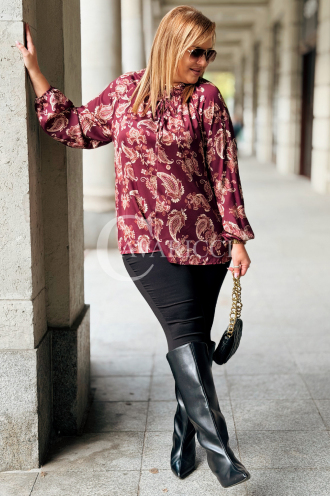 MIRANDA Elegante Bluse in Übergröße – Feminin & Stilvoll