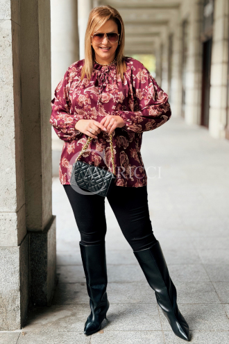 MIRANDA Elegante Bluse in Übergröße – Feminin & Stilvoll