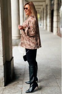 MIRANDA Bluse Übergröße – Elegant & Feminin mit Paisleymuster