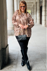 MIRANDA Bluse Übergröße – Elegant & Feminin mit Paisleymuster