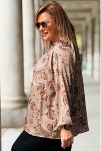 MIRANDA Bluse Übergröße – Elegant & Feminin mit Paisleymuster